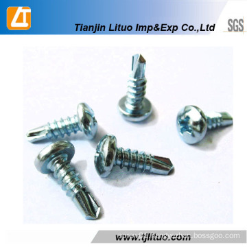 DIN7504n Pan Head Self Drilling Screw Zinc Plated